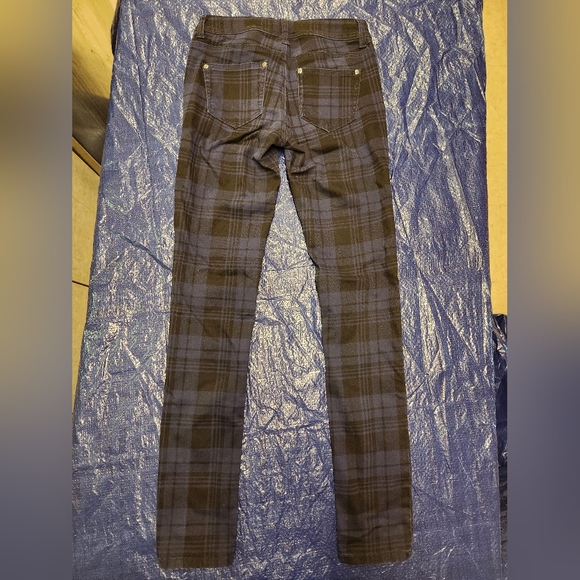 ILLEGAL JEANS Plaid Skinny - Picture 4 of 5